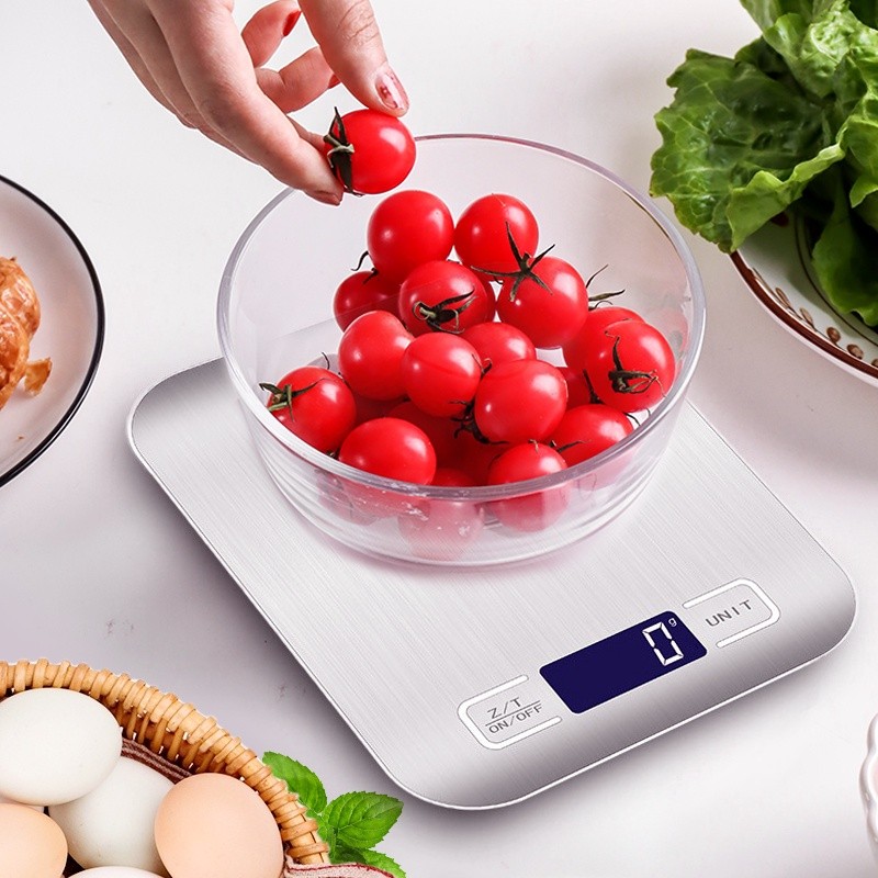 Kitchen Scale Electronic Kitchen Scale Portable Food Weighing High Precision Cooking Baking 10KG