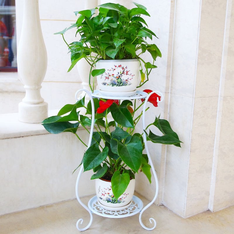 flower shelf indoor household flower shelf new potted plant reinforced durable thickened