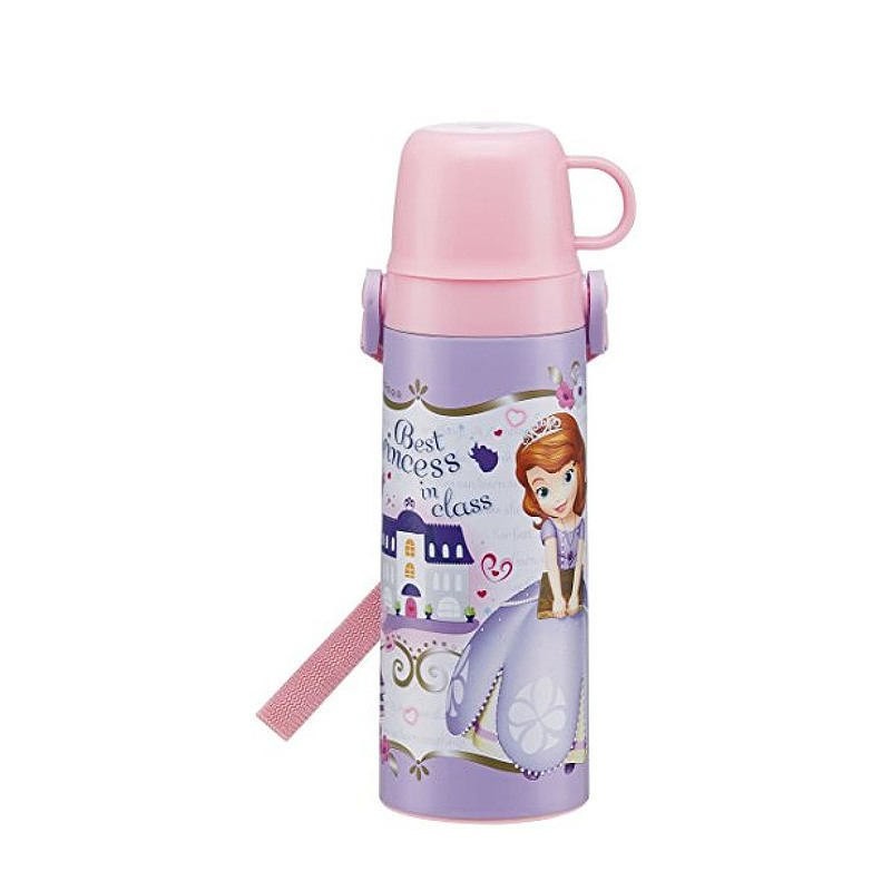 Skater 600ml dual-use thermal water bottle with cup Sophia 16 STGC6