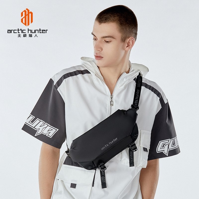 Arctic Hunter Bag Men's Messenger Bag Cross-border New Product High-Level Men's Casual Shoulder Bag Fashion Chest Bag