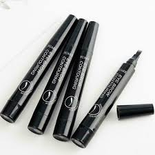 5 Colors Microblading Eyebrow Pen Waterproof Liquid Eyebrow Pencil Long Lasting Eyebrow Tattoo Pen 4 oints eyebrow pen Cosmetics