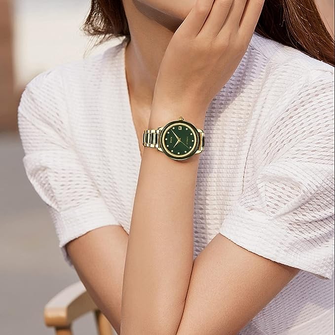 Diella Women's Automatic Mechanical Watches Luxury Ladies Dress Watch Waterproof with Sapphire Glass Mirror (Model AD6001L)