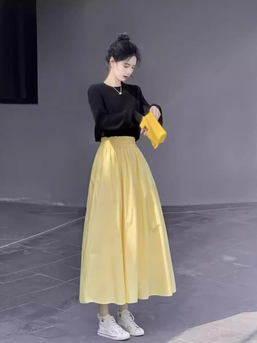 2023 early autumn new women's clothing with a complete set of fashionable suits, skirts, tea-style wear, two-piece skirts