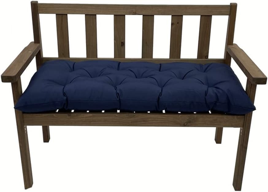 OutdoorIndoor Waterproof Bench Cushion,Non-Slip Bench Pads with Ties Swing Chair Tatami Cushion,Bench Cushions for Patio Backyard Porch Garden Wicker Loveseat F
