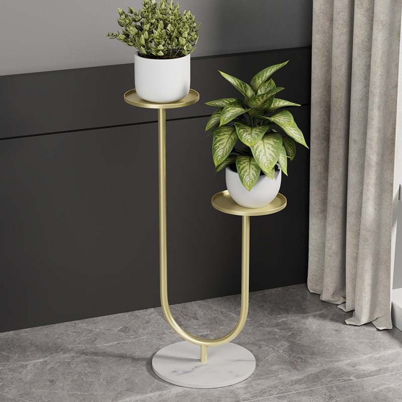 Flower pot stand wrought iron living room indoor balcony decoration floor-to-ceiling multi-layer flower stand shelf modern minimalist flower shelf