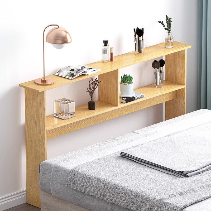 Wooden Console Table Simple Bedside Storage Rack Sofa Edge Table Narrow Strip Cabinet Bed End Gap Table