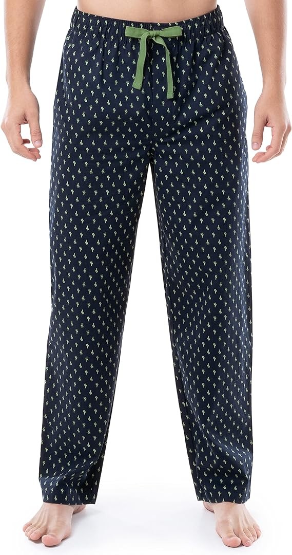 Wrangler mens Printed Woven Micro-sanded Cotton Sleep Pajama Pants