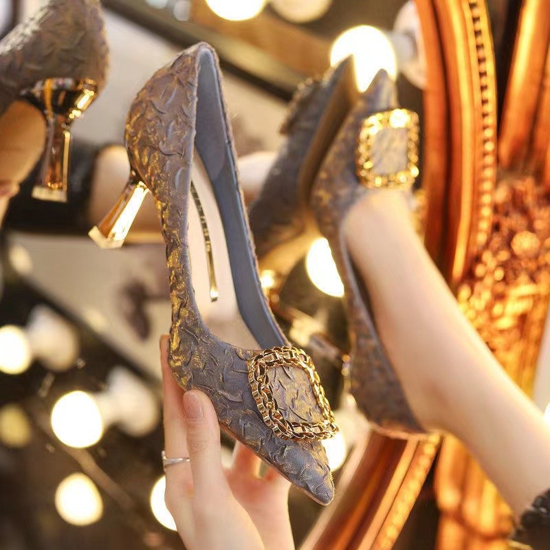 NEW KOREAN FASHION HEELS SANDALS FOR WOME HOT SALE (ADD +1 SIZE)