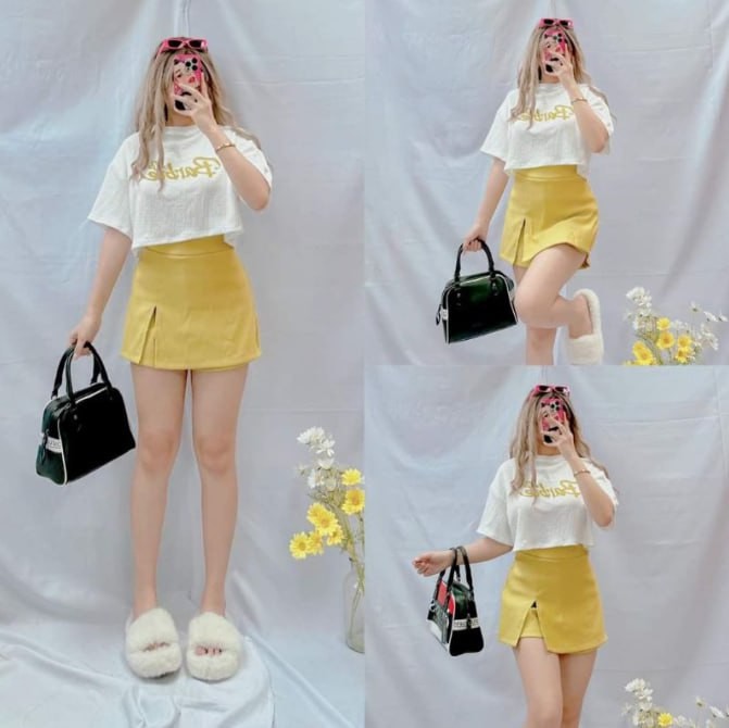 MM's Clothing  WILLOW Croptop Skort Terno
