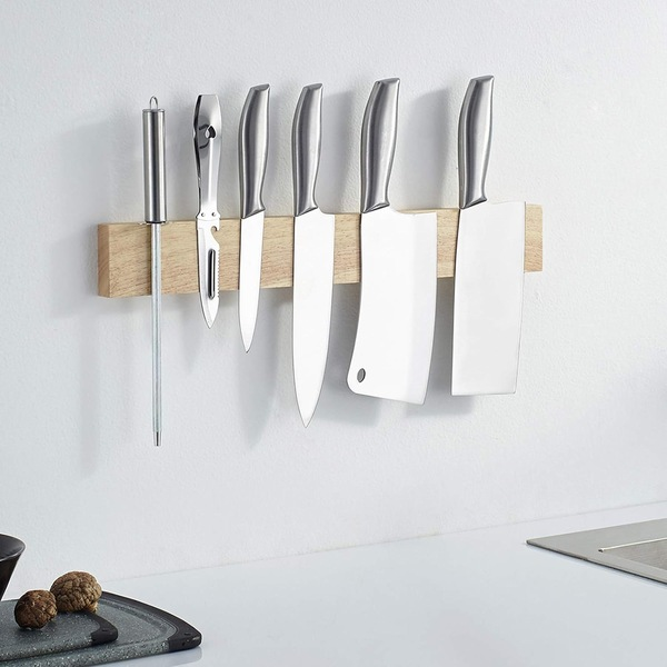 Image 2 Image 3 Image 4 Image 5 Image 6 Go to slide 1 Go to slide 2 Go to slide 3 Go to slide 4 Go to slide 5 1/6 Magnetic Knife Strip Kitchen Holder Wall (33cm)