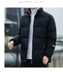 2023 winter new reversible casual warm cotton clothes solid color fashion trend cotton clothes loose large men's jacket