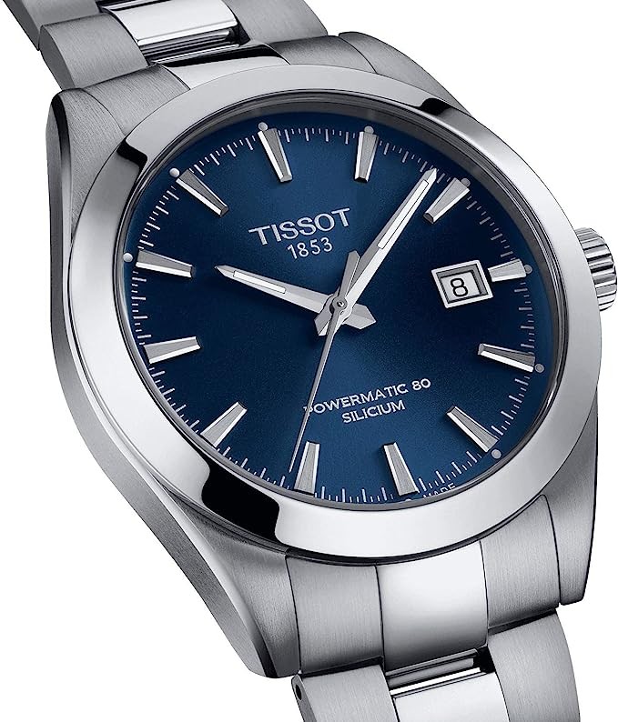Tissot Mens Gentleman Stainless Steel Dress Watch