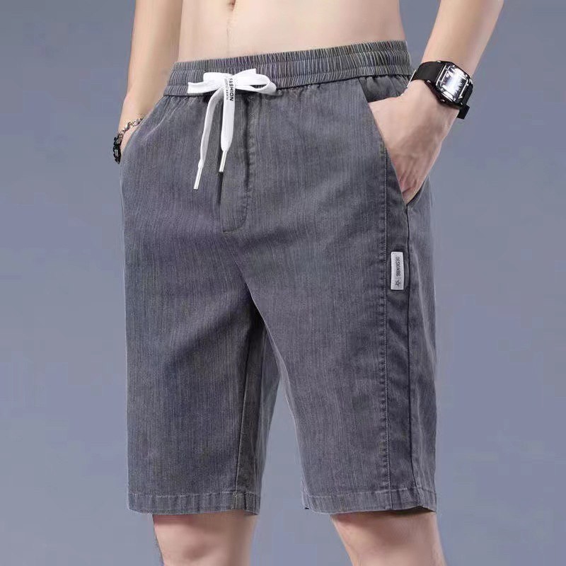 Men's Shorts Men's Summer Thin Casual Trendy Brand 5-Point Men's Pants Korean Version Loose Sports Men's Five-Point Pants Men
