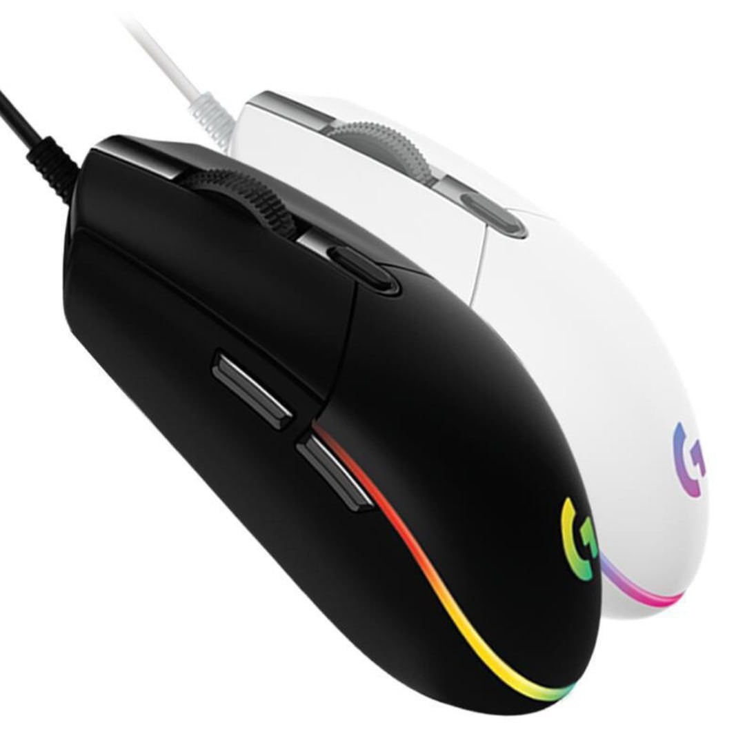 Logitech G102 Lightsync Logitech 2nd Generation White Wired Gaming Mouse Light-emitting Gaming Computer