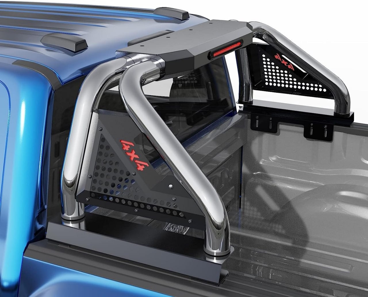 syhvu Roll Bar Exterior Accessories Steel+Q235A Steel Black for Dodge Ram 1500, Ford F150 SVT RAPTO, Chevelle Silverado, Toyota Tundra