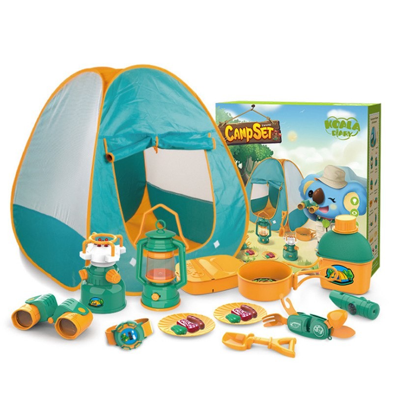 Cross-border outdoor tent explorer set children's field camping play house export spring and autumn tour gift toys