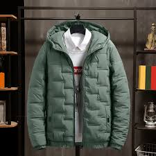 Men's Lightweight Down Jacket Winter Parka Cotton-padded Coats Jackets Men Parkas Hoody Casual Man Windbreaker Warm Coat Clothes