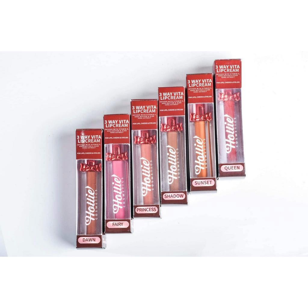 Hottie Cosmetics 3 Way Vita Lipcream | for Eyes Lips & Eyelid by Sili Queen