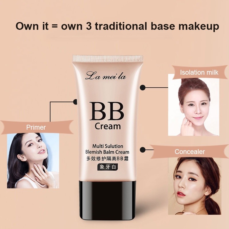 Lameila Makeup Set Bb Cream Contouring Stick Mascara Eyebrow Pencil Eyeliner 5 Piece