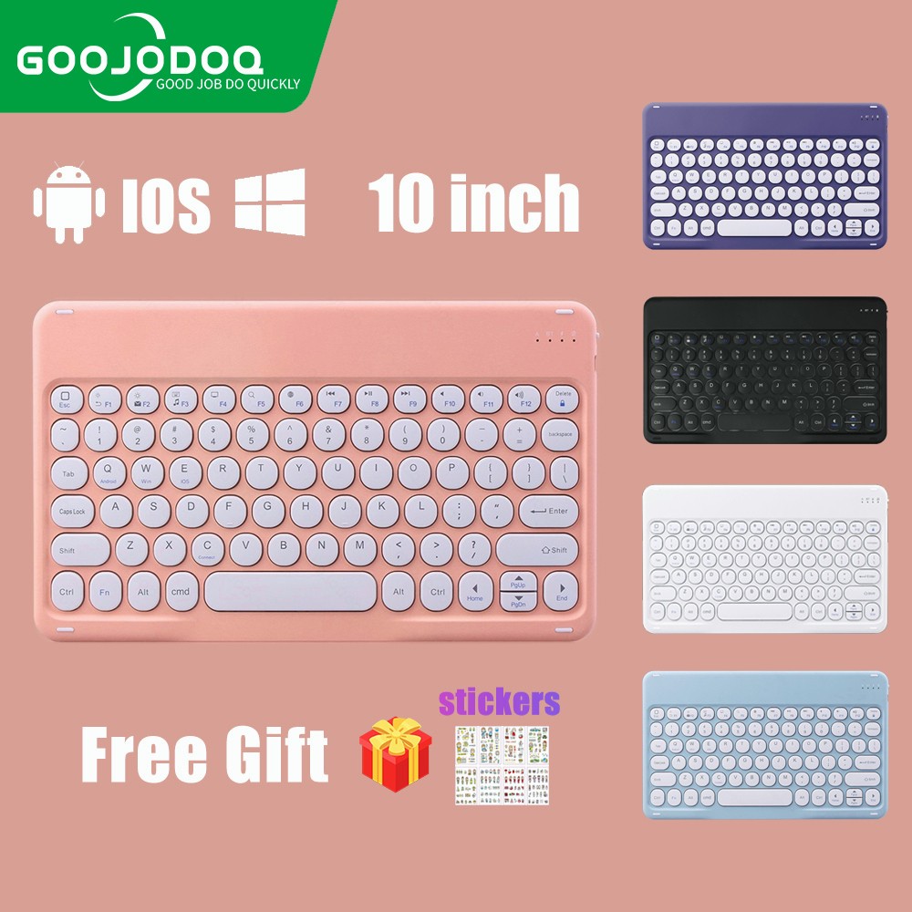 Goojodoq Wireless Bluetooth Keyboard and Mouse Set for Android Phone Laptop Tablet Small Mini Xiaomi