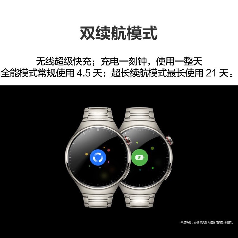 HUAWEIHUAWEI WATCH 4 Pro 48mm Azure Earth Blue Aerospace Titanium Alloy Case Blue Composite Strap Smart Sports Bluetooth Watch eSIM4G Standalone Call Hyperglycemia Risk Assessment Research