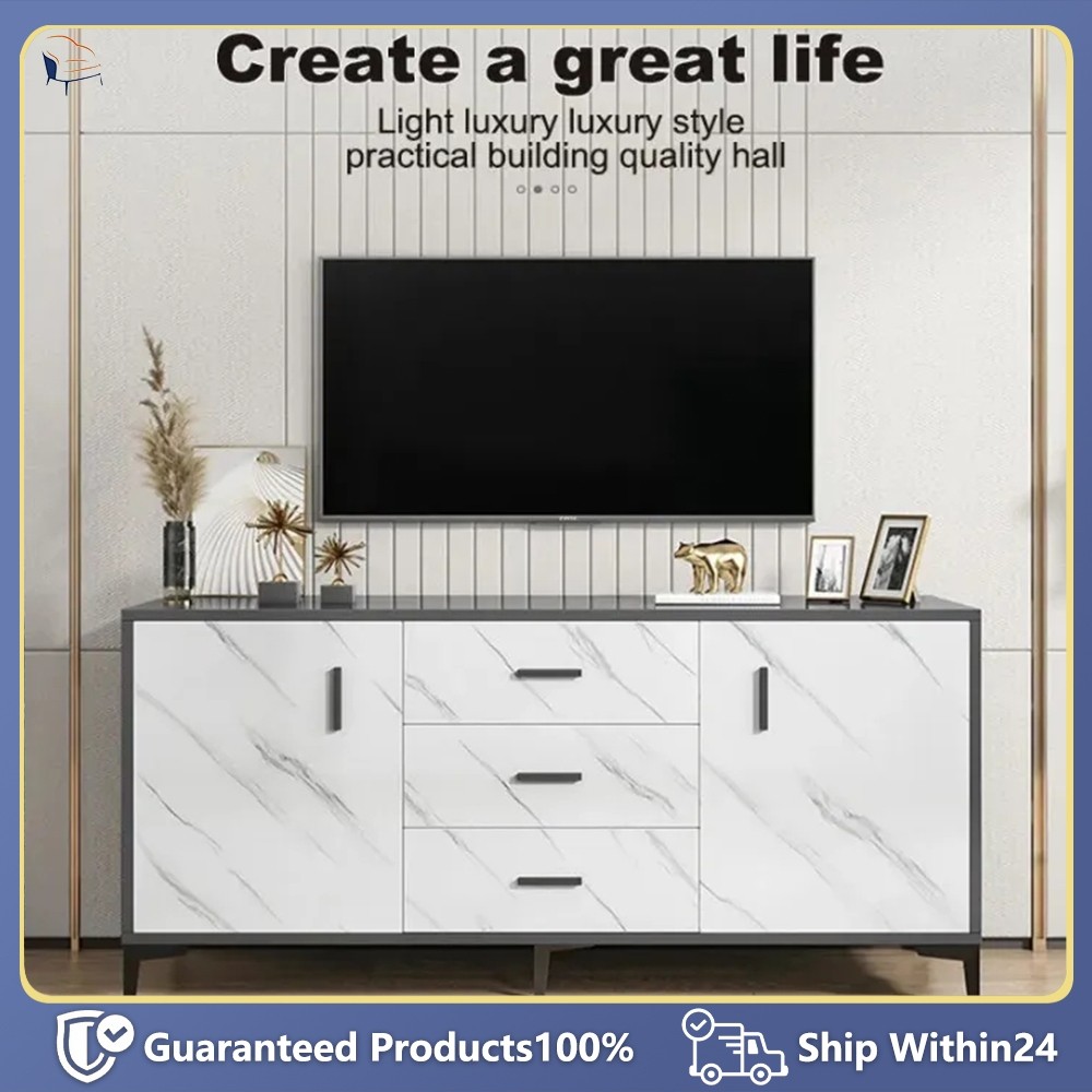 【Hot】TV Cabinet Furniture Modern Minimalist Living Room Bedroom