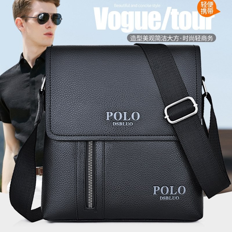 MKJ European and American fashion men's bags new business office worker white-collar men's shoulder bag large capacity crossbody men's briefcase 2024 new style