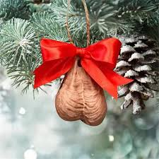 3D Scrotum Christmas Decoration Funny Bow Tie Scrotum Hat Scrotum Christmas Decoration For Home Navidad Natal New Year 2024