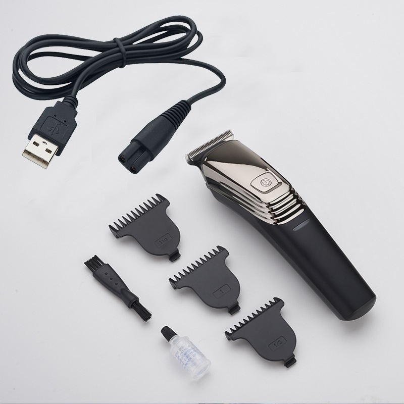 [T-shaped cutter head] oil head hair clipper USB cable rechargeable hair clipper T-shaped cutter hair salon special hair clipper