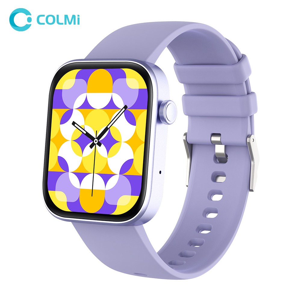 COLMI P71 Smart Watch Women Bluetooth Calling IP68 Waterproof Long Battery Life Blood Pressure Calculator