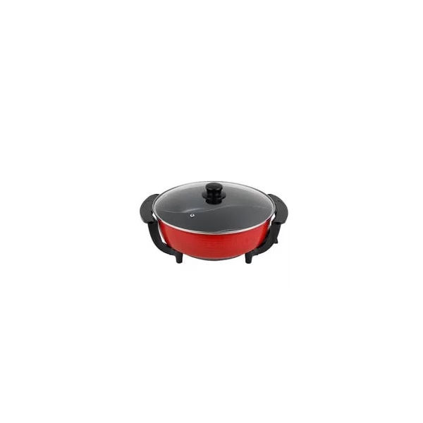 Image 2 Image 3 Image 4 Image 5 Image 6 Image 7 Image 8 Image 9 Go to slide 1 Go to slide 2 Go to slide 3 Go to slide 4 Go to slide 5 1/9 Electric Smokeless Hot Pot - Lid Dual side Divide Shabu Cookwa