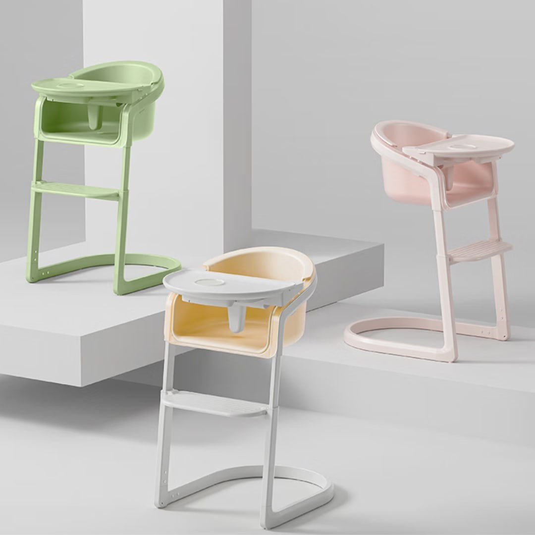 Two Rabbits Magic Magic Dining Chair Baby Sucker Bowl Baby Multifunctional Children's Eating Table Growth Chair Amber Crystal