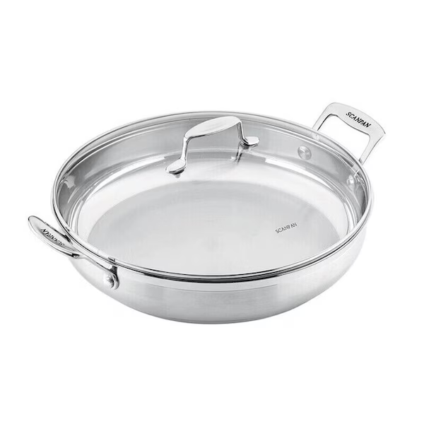 Image 2 Image 3 Image 4 Image 5 Image 6 Go to slide 1 Go to slide 2 Go to slide 3 Go to slide 4 Go to slide 5 1/6 Scanpan 22013 Impact 32cm Chef Pan Stainless Steel