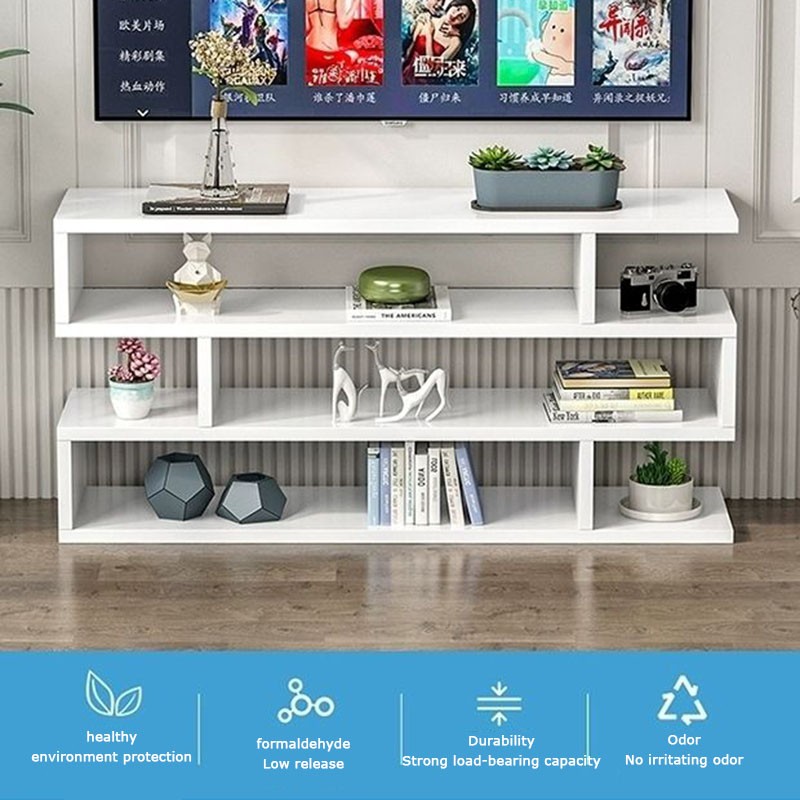 Long TV cabinet in the living room Wall cabinet mini TV bracket Floor mounted simple TV cabinet