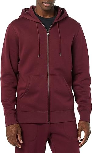 Goodthreads Men's Full-Zip Washed Fleece Hoodie