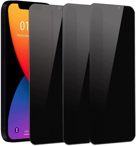 Pack Anti-Spy Privacy Glass Screen Protector for iPhone 11 12 13 14 Pro Max XR