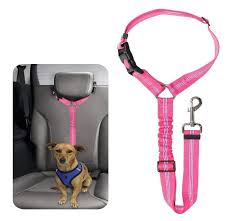 Adjustable Pet Cat Dog Car Seat Belt Pet Seat Vehicle Dog Harness Lead Clip Safety Lever Traction Dog Collars Dog Accessoires