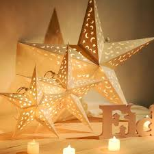 Hollow Star Hanging Pendant Eid Mubarak Ramadan Kareem Decoration Lantern 2024 Islamic Muslim Party Supplies Christmas Birthday