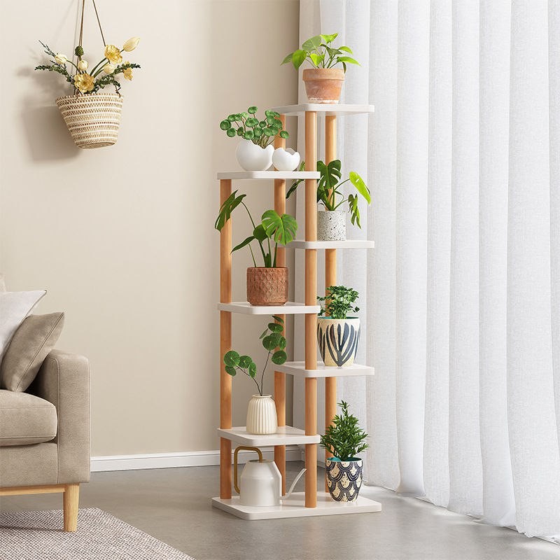 Flower rack balcony home new succulent flower shelf living room floor-to-ceiling multi-layer indoor green dill flower pot rack shelf
