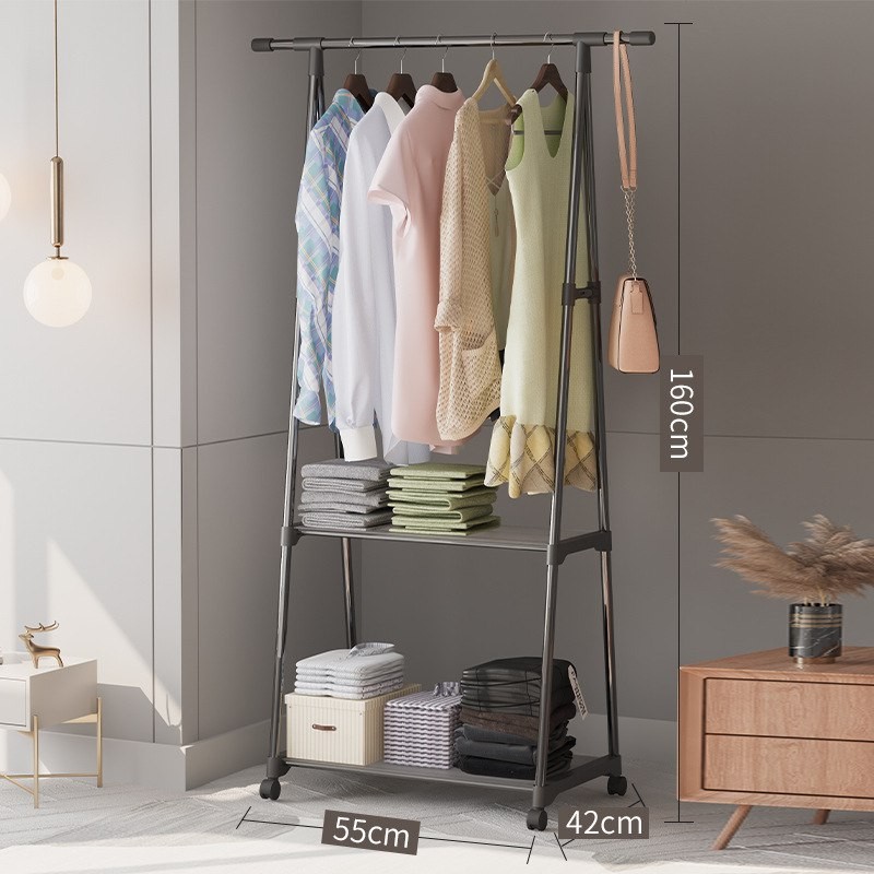 Simple coat hanger floor coat rack hanger hanger bedroom hat rack door rack clothes rack wholesale