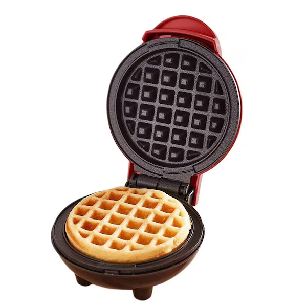 Image 2 Image 3 Image 4 Image 5 Image 6 Go to slide 1 Go to slide 2 Go to slide 3 Go to slide 4 Go to slide 5 1/6 Mini Waffle Maker,Non Stick Pancake Cake Snacks Hash Browns Breakfast Portable Making 