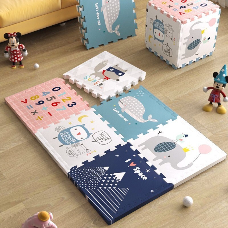 Free Shipping Baby Climbing Mat Thickened XPE Foam Non-toxic and Odorless Game Mat Splicing Children 6 Pieces Crawling