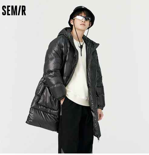 Semir Down Jacket Men Winter Warm 90 Down New Oversize Long Warm Down Jacket