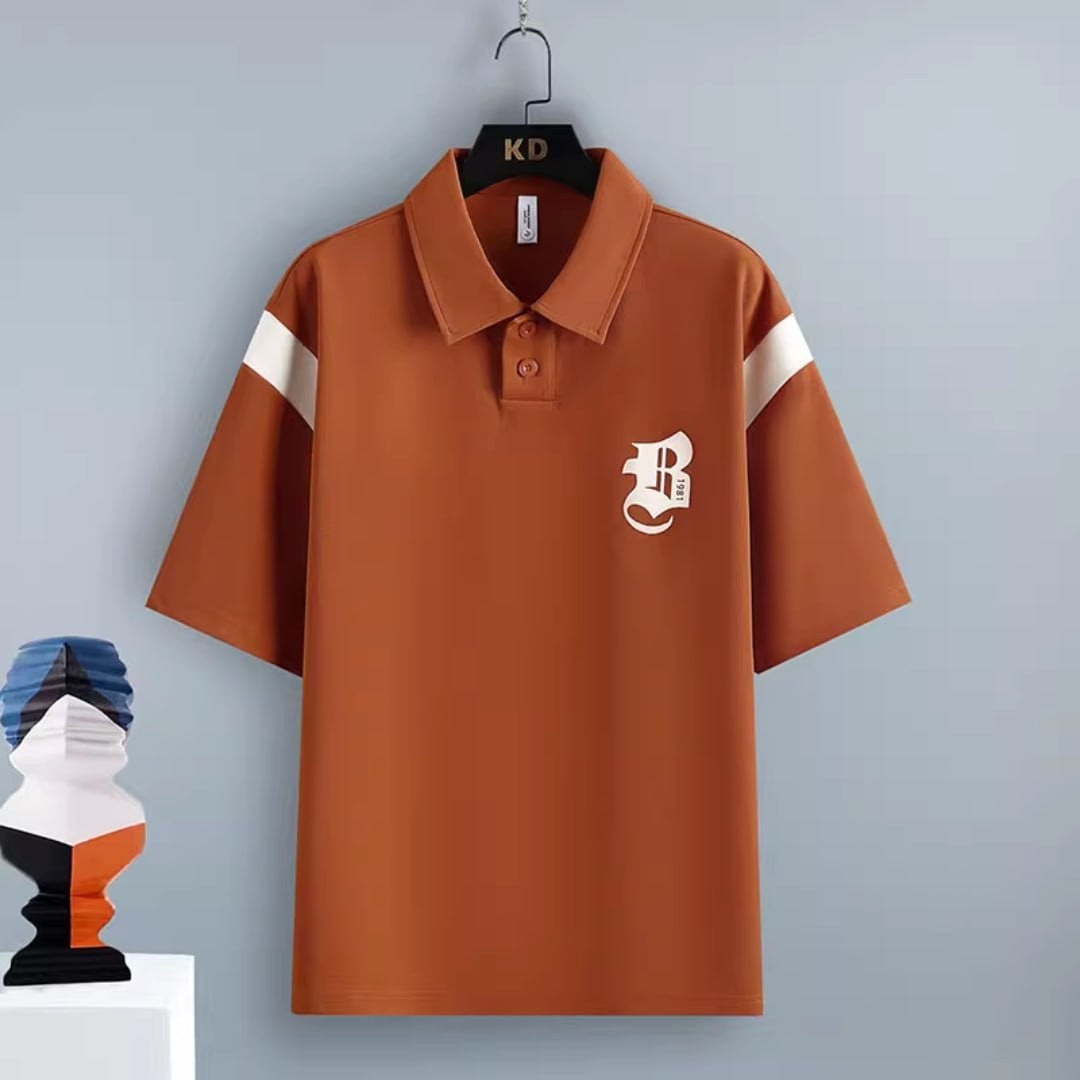 polo shirt men's casual 2023 summer new youth lapel short-sleeved T-shirt men's summer clothes thin section