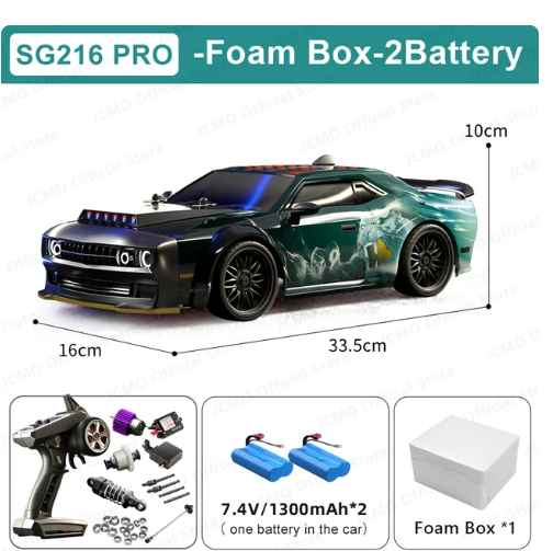 SG216 MAX RC Car 70+ KM/H High Speed Remote Control Vehicles 1:16 Brushless 4WD RC Sports Cars SG116 PRO 40KM/H Car Toys Gifts