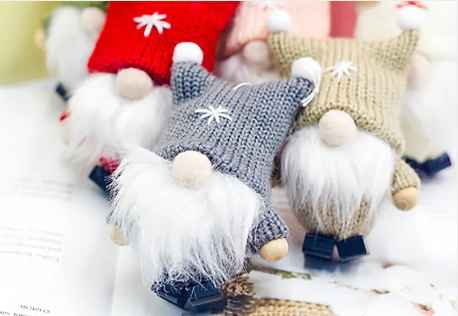 Wool Cute Gnome Doll Christmas Doll Pendant Creative Christmas Tree Decoration