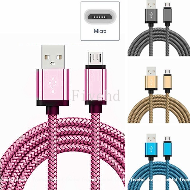 For Micro USB Cable 1M 2M 3M Fast Charging Data Cord Charger Adapter for Samsung Android Phone Microusb Cable Wire