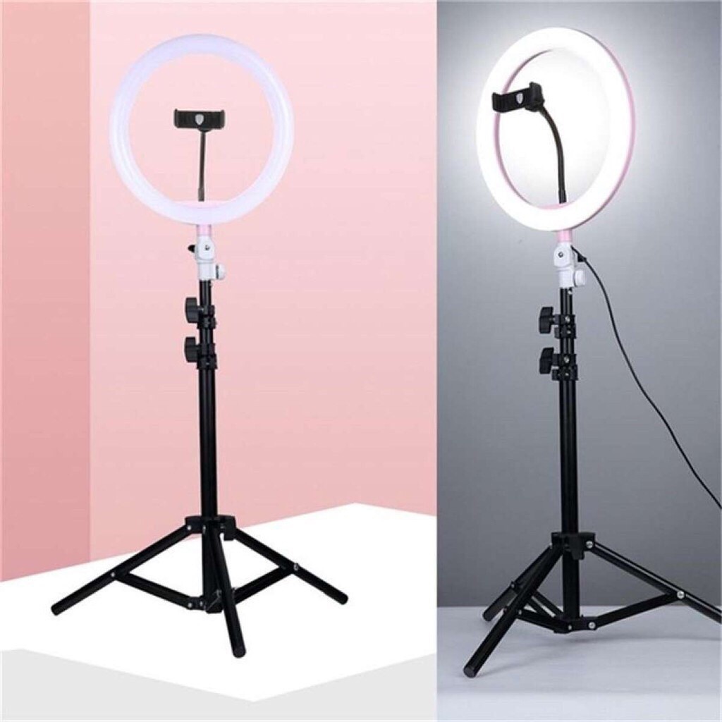 COD【Ready Stock】26cm Mobile Phone Led Fill Light Anchor Anchor Beauty Fill Light Live Ring Light