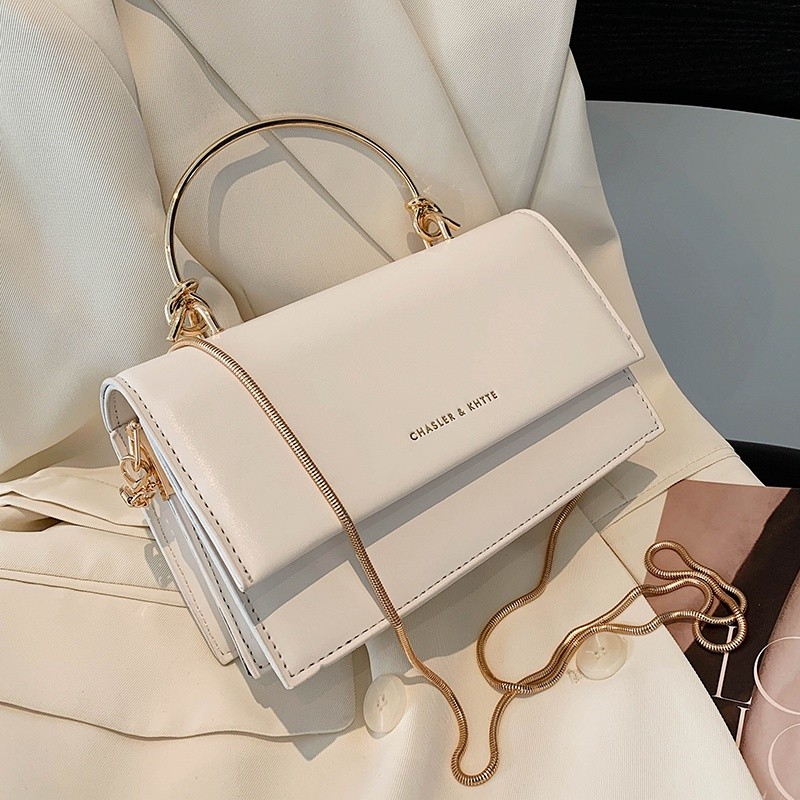 B0150 [Explosive Style] Women's Fashion Chain Shoulder Bag High Quality Leather Versatile Messenger