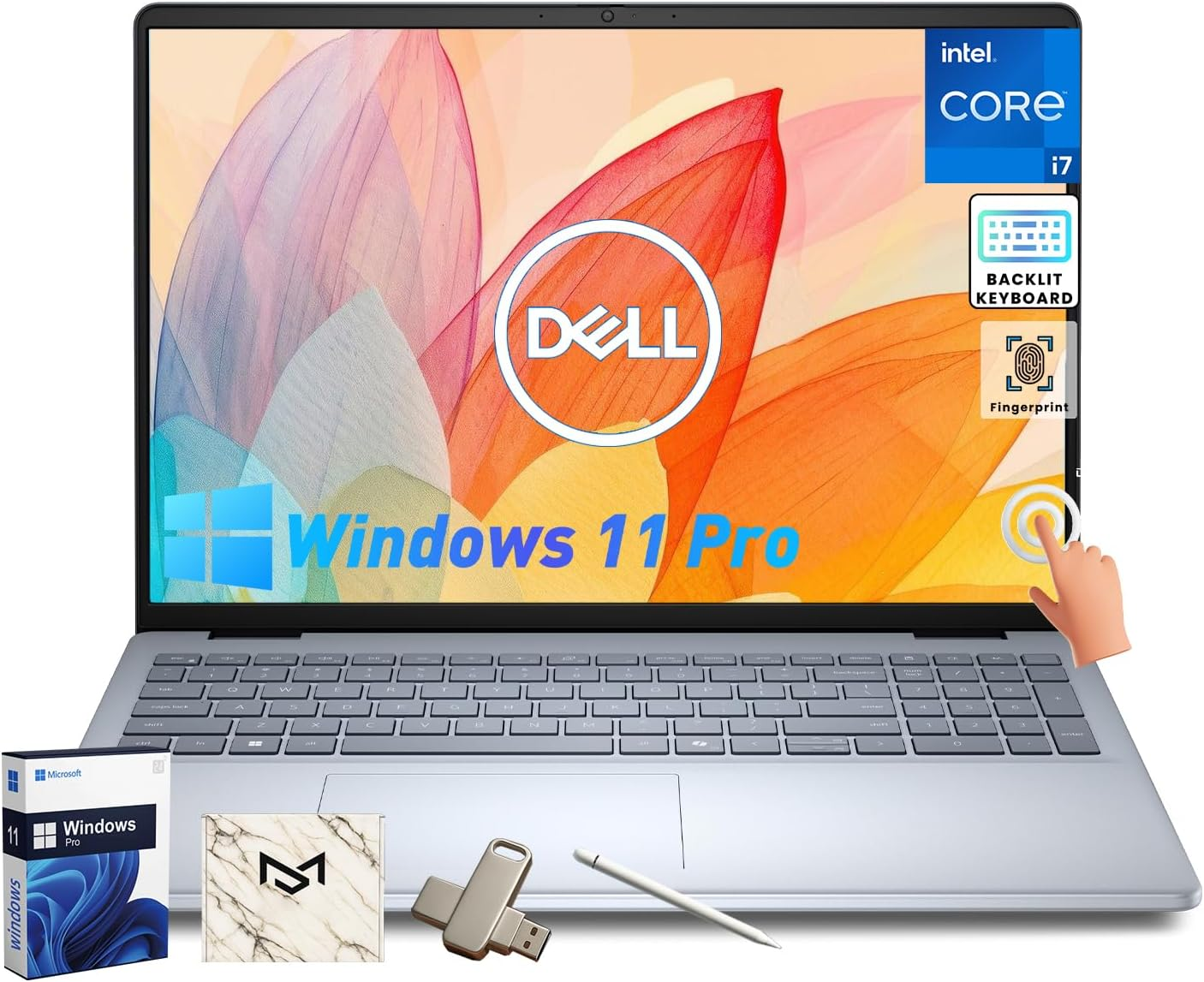 Dell Latitude 5550 Business Notebook 15.6" FHD Intel Ultra 7-155U (Beats i7-1355U), 32GB DDR5 RAM, 1TB NVMe, Wi-Fi 6E, BT, Backlit Keyboard, HD Webcam, RJ-45, Win 11 Pro